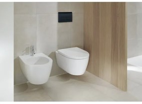 Set rezervor incastrat si cadru, Geberit Duofix, cu clapeta Delta 50 negru lucios si set de fixare, 458.128.DW.1