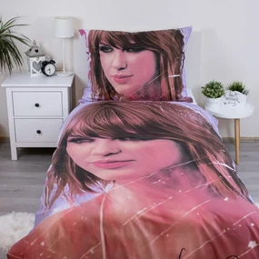 Lenjerie de pat din bumbac Jerry Fabrics Swiftie, 140 x 200 cm, 70 x 90 cm