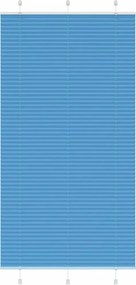 vidaXL Jaluzea plisată Albastru 105x200 cm Lățime țesătură 104,4 cm