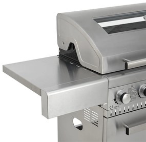 Gratar pe gaz Minnesota BBQ cu 6 arzatoare + 1 arzator lateral