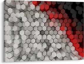 Tablou - 3D hexagoane (70x50 cm)