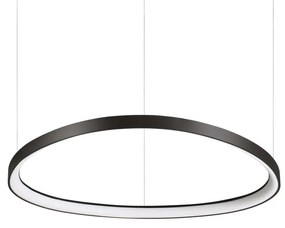 Lustra LED suspendata design circular Gemini sp d081 dali/push negru