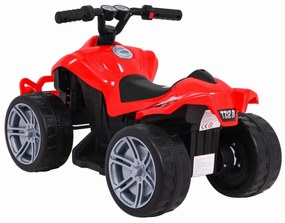 ATV Electric cu acumulator pentru copii NOVOKIDS™ Mini Monster , Lungime 70 cm, 3-6 ani , Max 30 kg , 6V, Rosu