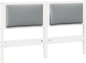 vidaXL Tăblie cap Altele Alb 140 cm Lemn masiv de pin