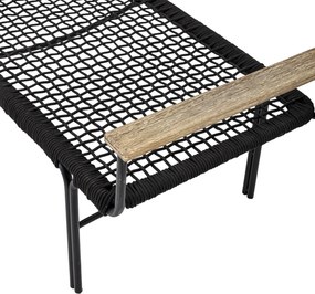 Banca neagra, din metal, Mundo