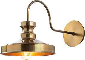 Aplica BERCESTE 182VINTAGE-A, auriu, metal, 22x42x23 cm