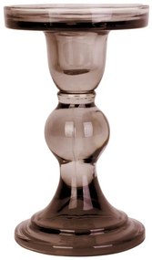 Sfeșnic din sticlă PT LIVING Art, maro