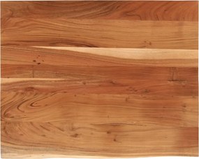 vidaXL Blat birou 110x80x3,8 cm dreptunghiular lemn acacia margine vie