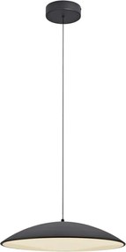 Schöner Wohnen LENTE 14607-18-LED - Pendul pe cablu, dimmabil, LED 23 W, 230 V, Ø 50 cm, negru