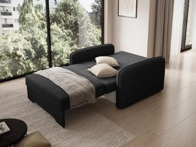 Fotoliu extensibil LAINE, negru