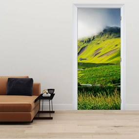 Fototapet pentru ușă - Peisaj montan (95x205cm)