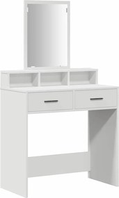 vidaXL Masă de Machiaj cu sertar Alb 79 x 41 x 140 cm Lemn compozit