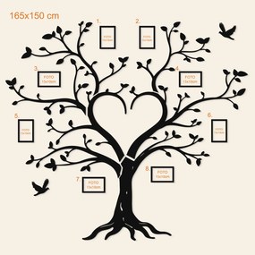 DUBLEZ | Ramă foto Arbore Genealogic din lemn