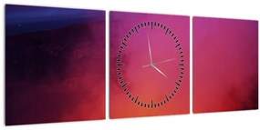 Tabloul - vulcan (cu ceas) (90x30 cm)