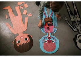 Janod - Puzzle educațional copii 225 piese corp uman