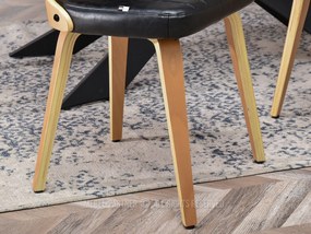 Scaun Iris (stejar negru + stejar). 1111079