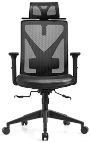 RESIGILAT-Scaun de birou ergonomic Mike-H sezut piele