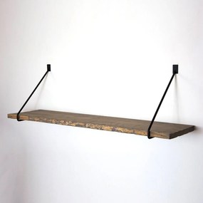 Raft din lemn Wr038 Nuc 60x20x14 cm