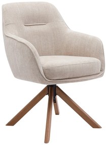 Set de scaune de sufragerie crem 2 buc. tapițat Avola – Unique Furniture