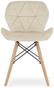 Scaun LAGO VELVET bej