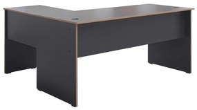 Masă PC de colț Raven (antracit + stejar) . 1109410
