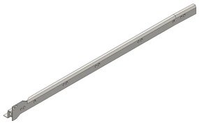 Glisiera Blum cu role (Lungime: 600 mm, Culoare: Alba)