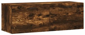 830153 vidaXL Dulap de perete, stejar fumuriu, 100x36,5x35 cm, lemn prelucrat
