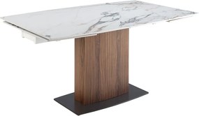 Masa extensibila deosebita design LUX Porcelain Marble 160-240cm