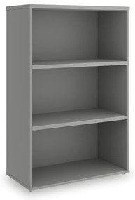 Dulap mediu SimpleOffice 80 x 40 x 120 cm, gri