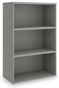 Dulap mediu SimpleOffice 80 x 40 x 120 cm, gri
