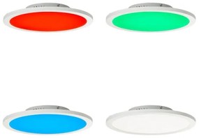 Plafonieră LED RGBW dimabilă Brilliant ABIE LED/24W/230V + telecomandă