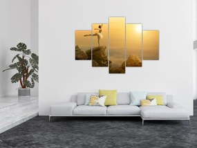 Tablou - Balerină pe stâncă (150x105 cm)