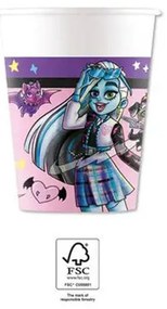Monster High Friends pahar de hârtie 8 buc 200 ml FSC