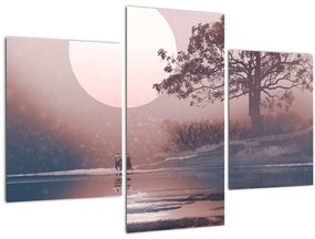 Tablou Perechea îndrăgostită (90x60 cm)