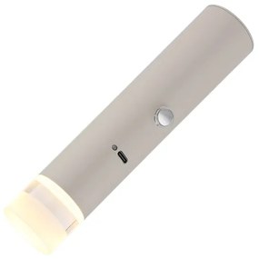 Globo 16060S - Lampă LED reîncărcabilă, cu control tactil și intensitate reglabilă, 2 în 1 PELO LED/2W/230/5V