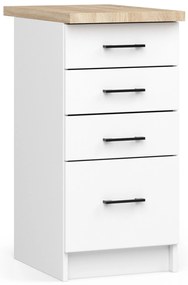Dulap inferior de bucătărie Ozara S40 SZ4 (Alb). 1069419