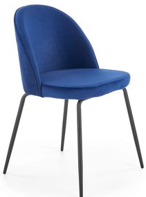 Scaun K314 velvet albastru
