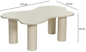 Măsuță cafea Blumingdel (crem). 1127491
