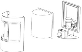 Aplică de exterior CERNO 1xE27/40W/230V IP44 Eglo 99565