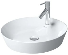 Lavoar baie pe blat, rotund Duravit Cape Cod 48x48 cm