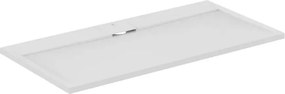 Cadita de dus dreptunghiulara Ideal Standard i.life Ultra Flat S alb pur 140x70 cm