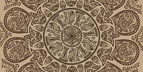 Tablou Mandala cu model natural abstract