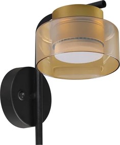 Aplica de perete Brilagi AURA LUX 1xGX53/30W/230V neagră/aurie
