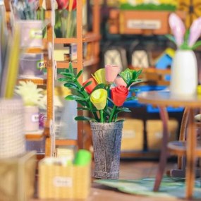 Casă miniaturală 2Kids Toys casă cu grădină 2xAAA