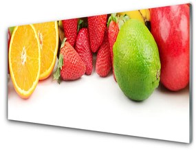 Tablouri acrilice Fructe de bucătărie Portocaliu Roșu Verde