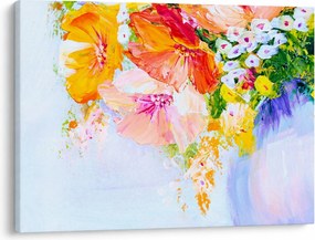 Tablou - Flori,pictură (70x50 cm)
