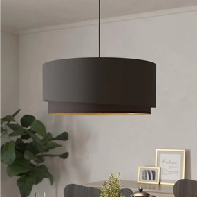 Eglo 39931 - Lustră suspendată pe cablu MANDERLINE 1xE27/40W/230V maro/auriu