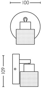 Spot Philips NIALL 1xGU10/5W/230V negru/alamă