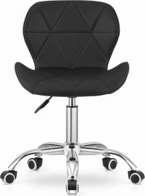 OFERTA Scaun de birou negru AVOLA din piele ecologica II. calitate