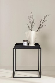 Masuta metalica PORTO 45x45 cm, negru